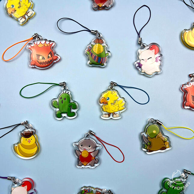 FFXIV Minion Keychain | 1.5&quot; Acrylic Charm