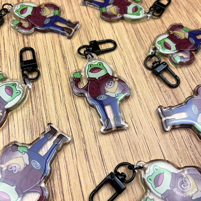 Pinto Bean Keychain | 2.5&quot; Acrylic Charm