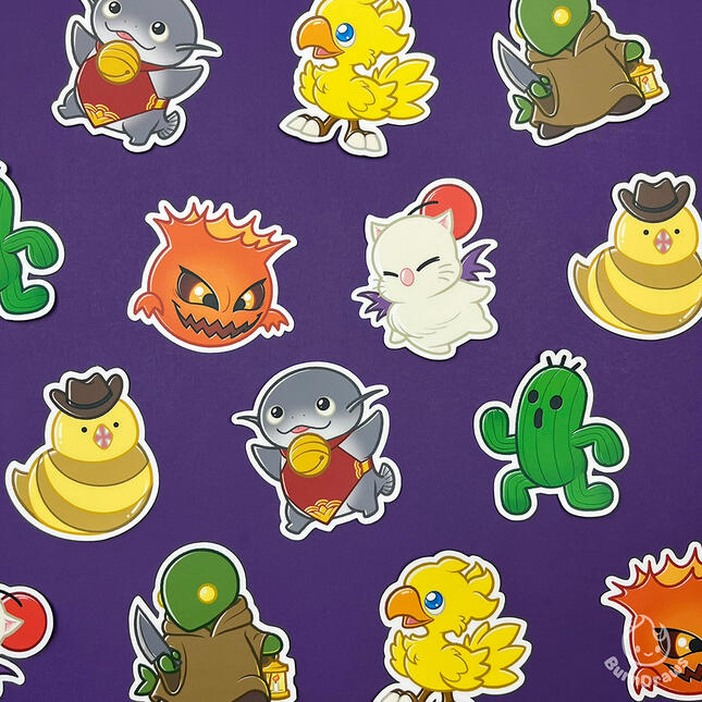 3&quot; FFXIV Creature Stickers